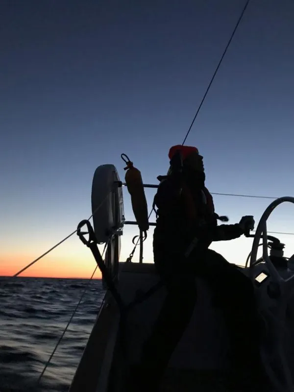 Freezing from Rønne to Visby