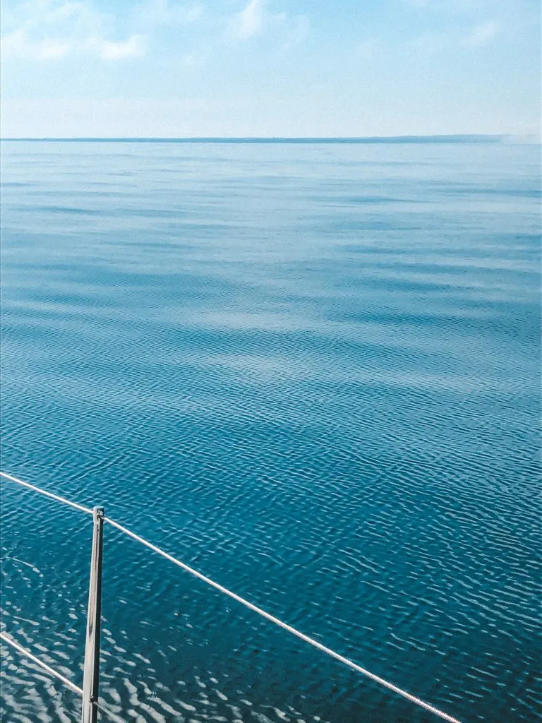 The coast of Poland as seen from s/y Charlotte.